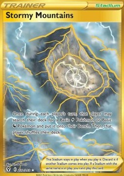 Sturmgebirge EVS-232 Secret Rare Excellent Deutsch