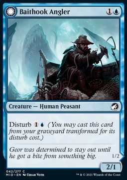 Beutehaken-Angler // Spukhaken-Schweber MID-42 Common Near Mint Deutsch Foil