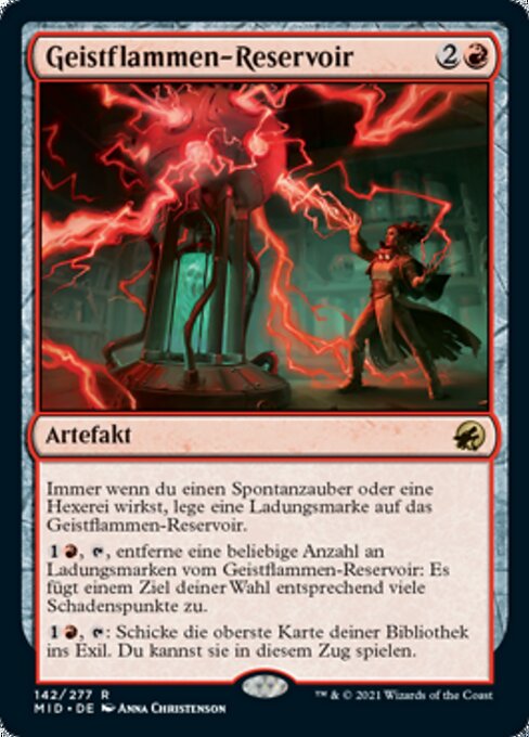 Geistflammen-Reservoir MID-142 Rare Excellent Deutsch