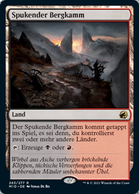 Spukender Bergkamm MID-263 Rare Near Mint Deutsch