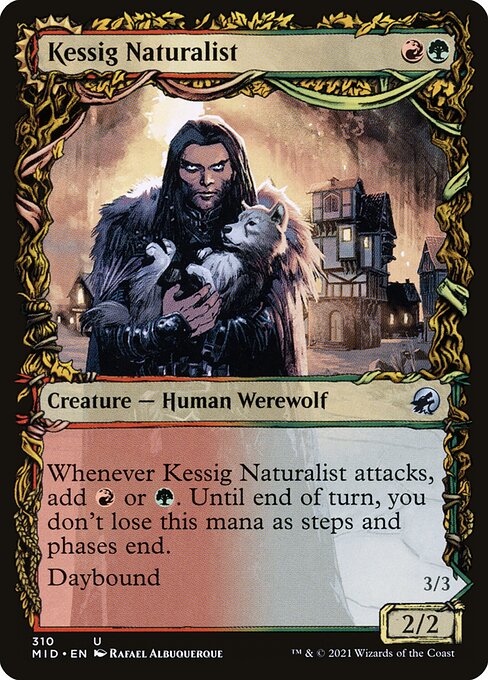 Kessig Naturalist // Lord of the Ulvenwald XMID-310 Uncommon Near Mint Deutsch