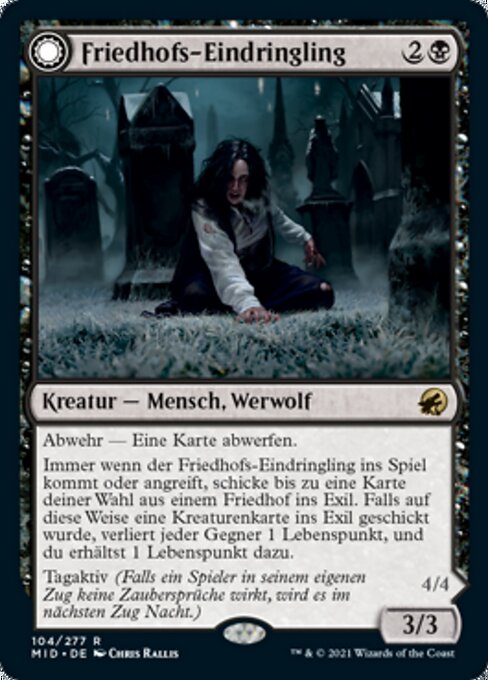 Friedhofs-Eindringling // Friedhofs-Gierschlund MID-104 Rare Near Mint Deutsch