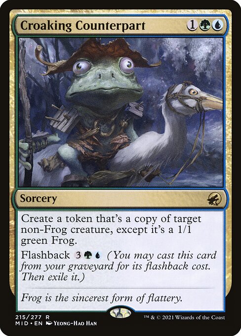 Croaking Counterpart MID-215 Rare Near Mint Englisch