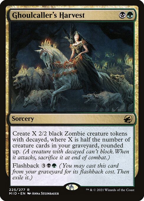 Ghoulcaller's Harvest MID-225 Rare Near Mint Englisch