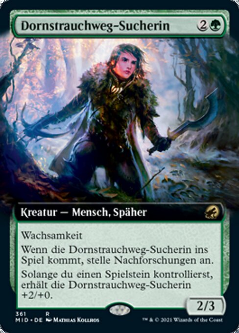 Dornstrauchweg-Sucherin XMID-361 Rare Excellent Deutsch