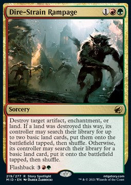 Dire-Strain Rampage MID-219 Rare Near Mint Englisch