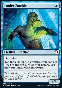 Vorratskammer-Zombie MID-58 Common Near Mint Englisch Foil