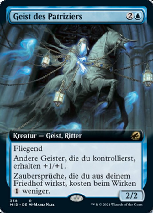 Geist des Patriziers XMID-338 Rare Good Deutsch