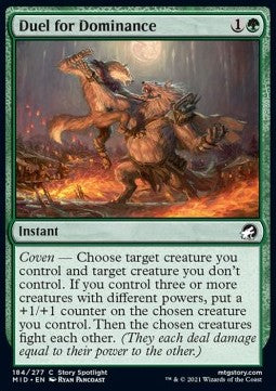 Duell um die Vorherrschaft MID-184 Common Excellent Deutsch Foil