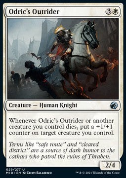 Vorreiter von Odric MID-29 Uncommon Near Mint Englisch Foil
