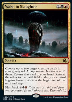 Wake to Slaughter MID-250 Rare Good Englisch