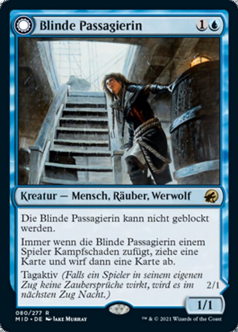 Blinde Passagierin // Seefahrender Werwolf MID-80 Rare Near Mint Deutsch