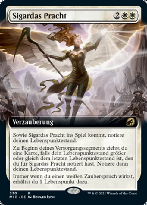 Sigardas Pracht XMID-330 Rare Near Mint Deutsch Foil