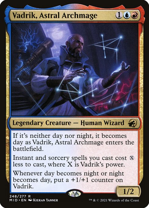 Vadrik, Astral Archmage MID-248 Rare Near Mint Englisch