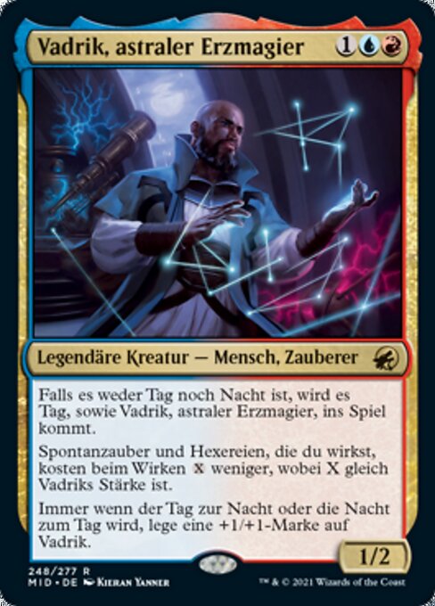 Vadrik, astraler Erzmagier MID-248 Rare Near Mint Deutsch
