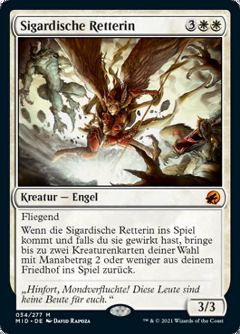 Sigardische Retterin MID-34 Mythic Near Mint Deutsch