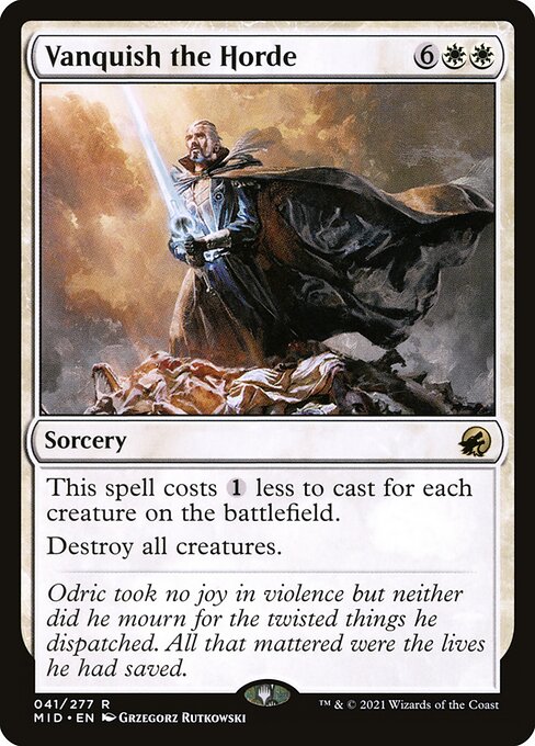 Vanquish the Horde MID-41 Rare Near Mint Englisch Foil