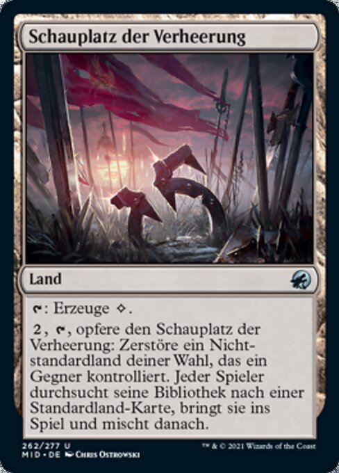 Schauplatz der Verheerung MID-262 Uncommon Excellent Deutsch