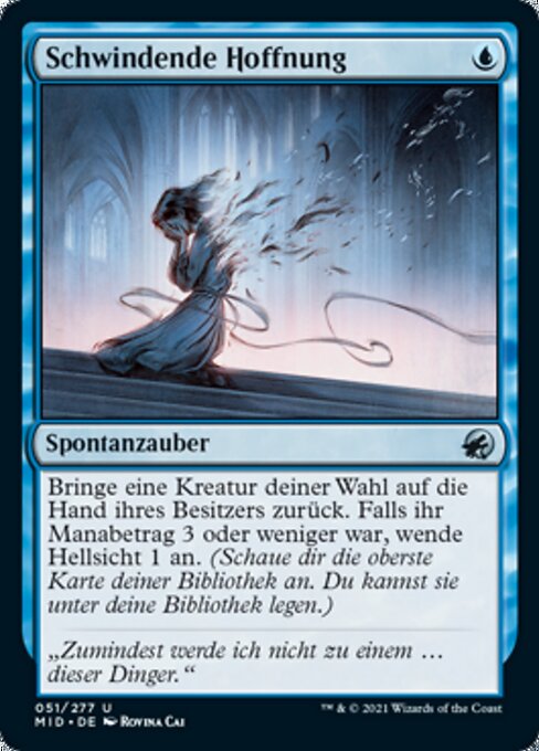 Schwindende Hoffnung MID-51 Uncommon Excellent Deutsch