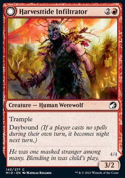 Erntefest-Infiltrator // Erntefest-Angreifer MID-143 Common Near Mint Englisch Foil