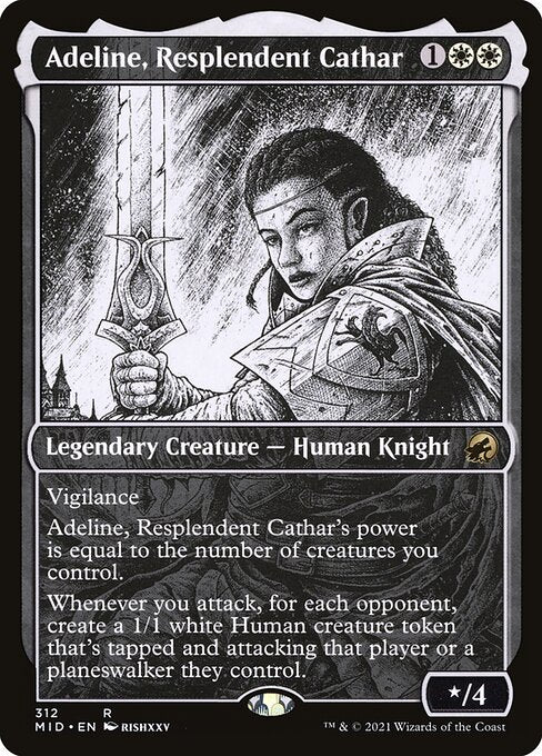 Adeline, Resplendent Cathar XMID-312 Rare Near Mint Englisch Foil