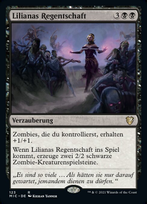 Lilianas Regentschaft MIC-123 Rare Excellent Deutsch