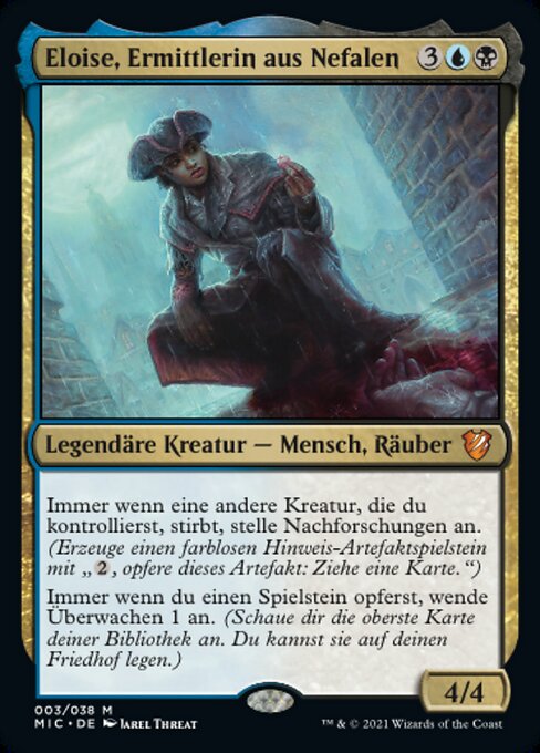 Eloise, Ermittlerin aus Nefalen (V.1) MIC-3 Mythic Excellent Deutsch Foil