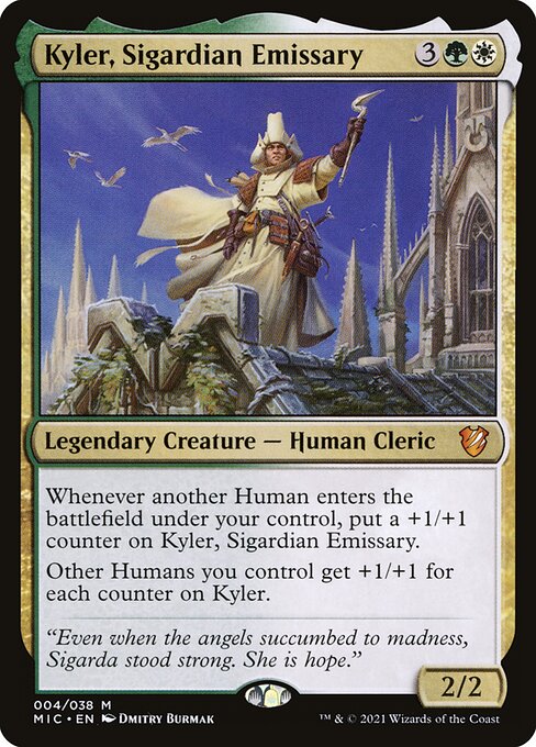 Kyler, Sigardian Emissary MIC-4 Mythic Near Mint Englisch