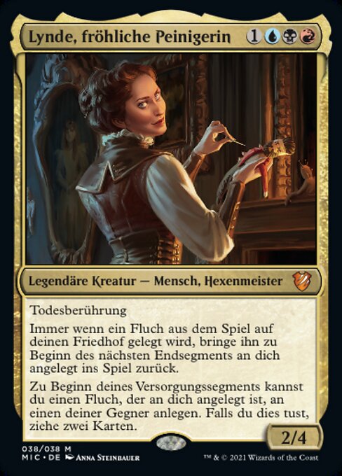 Lynde, fröhliche Peinigerin (V.1) MIC-38 Mythic Near Mint Deutsch