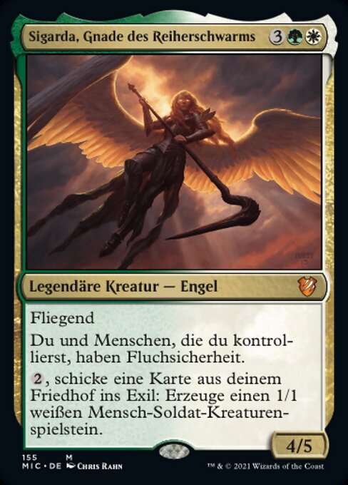 Sigarda, Gnade des Reiherschwarms MIC-155 Mythic Near Mint Deutsch