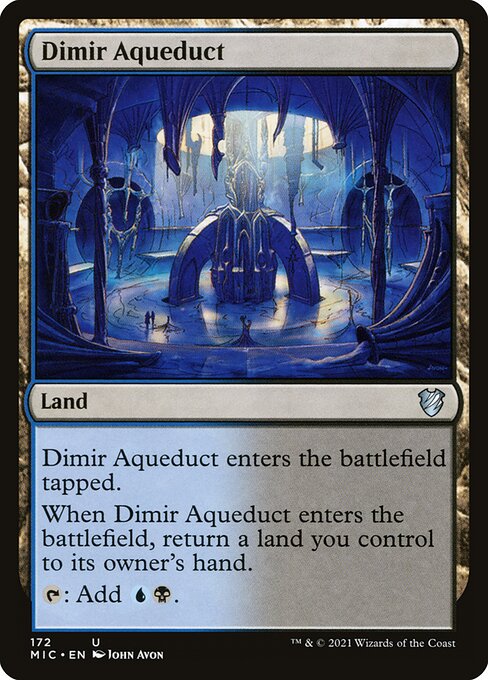 Dimir Aqueduct MIC-172 Uncommon Near Mint Englisch