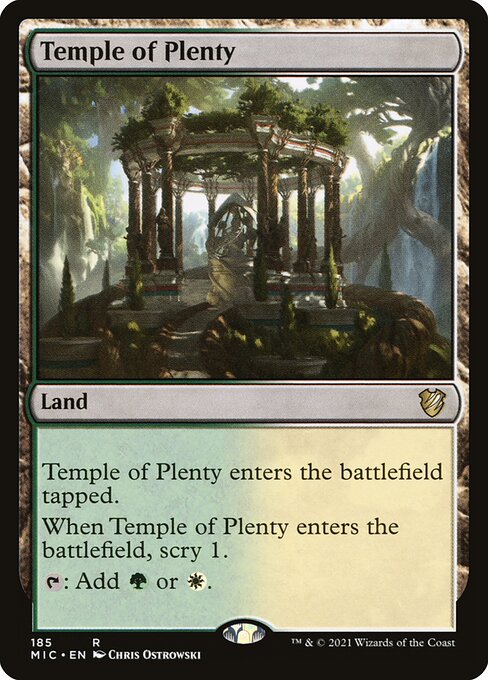 Temple of Plenty MIC-185 Rare Near Mint Englisch