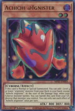 Achichi @Ignister MP21-EN003 Ultra Rare Near Mint Englisch 1. Auflage