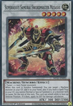 Superstarker Samurai Schwertmeister Musashi MP21-095 Super Rare Near Mint Deutsch 1. Auflage