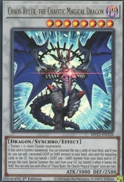 Chaos Ruler, the Chaotic Magical Dragon MP21-EN128 Ultra Rare Excellent Englisch 1. Auflage