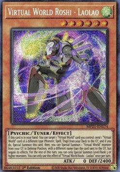 Roshi der Virtualwelt - Laolao MP21-174 Secret Rare Near Mint Deutsch 1. Auflage