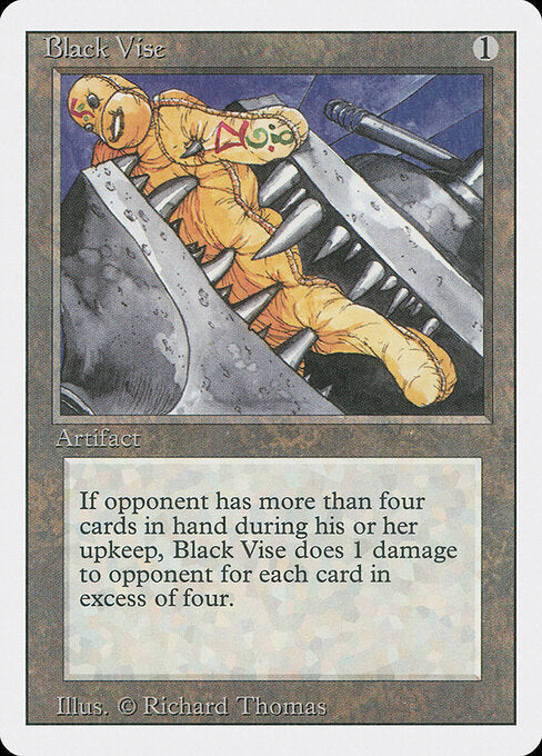 Black Vise 3ED- Uncommon Light Played Englisch
