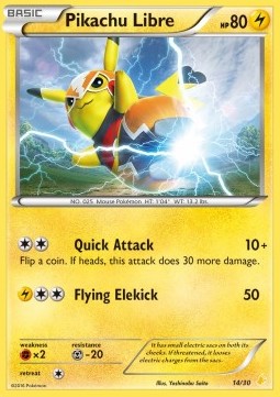 Pikachu Libre TK9-P-14 Promo Played Deutsch