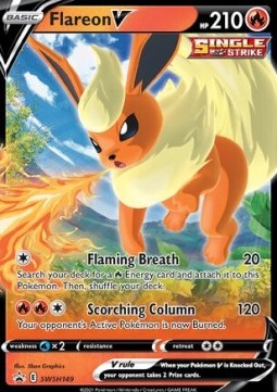 Flamara V SWSH-149 Promo Excellent Deutsch