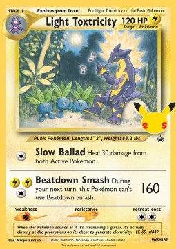 Light Toxtricity SWSH-137 Promo Excellent Englisch