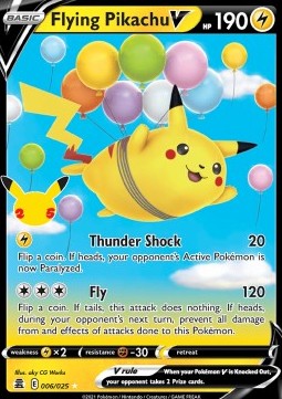 Fliegendes Pikachu V CEL-006 Ultra Rare Poor Deutsch