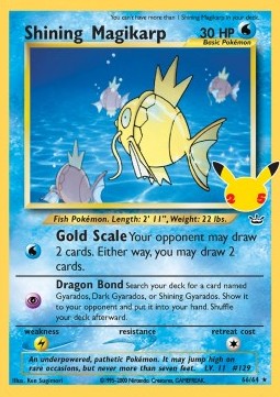 Shining Magikarp CEL-NR 66 Ultra Rare Near Mint Englisch