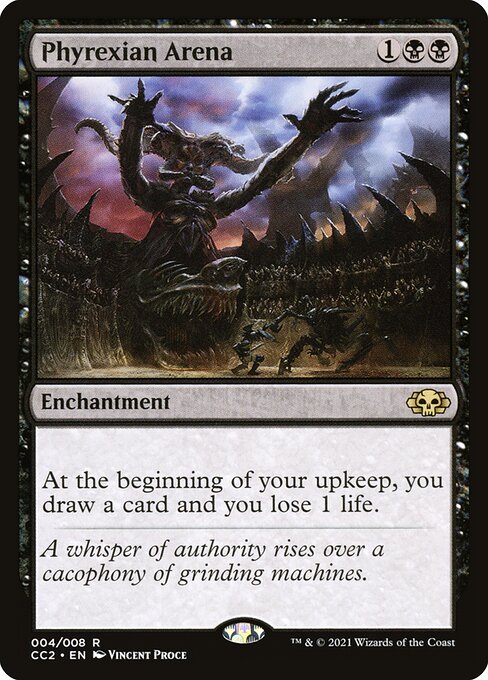 Phyrexian Arena CC2-4 Rare Near Mint Englisch