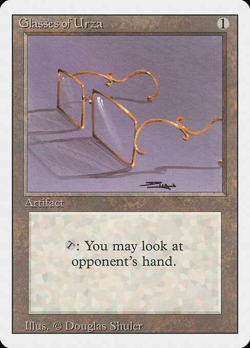 Glasses of Urza 3ED- Uncommon Poor Englisch