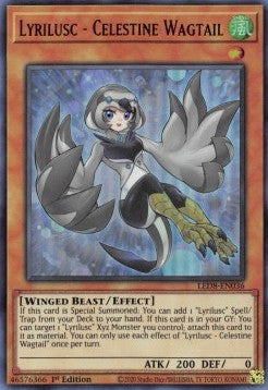 Lyrikliedervogel - Coelestinstelze LED8-036 Ultra Rare Good Deutsch 1. Auflage