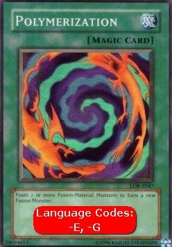 Polymerisation (V.1) LOB-047 Super Rare Good Deutsch