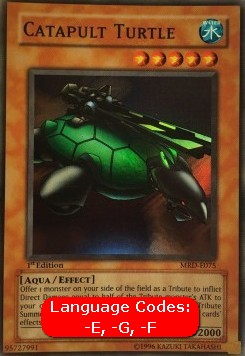 Catapult Turtle MRD-075 Super Rare Light Played Englisch 1. Auflage