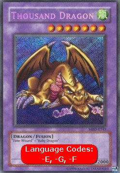 Thousand Dragon MRD-143 Secret Rare Played Englisch