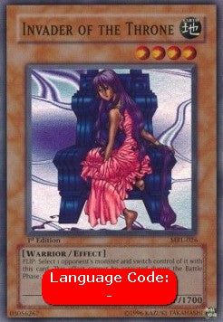 Invader of the Throne MRL-026 Super Rare Poor Englisch 1. Auflage