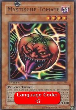 Mystische Tomate (V.1) SRL-094 Rare Good Deutsch